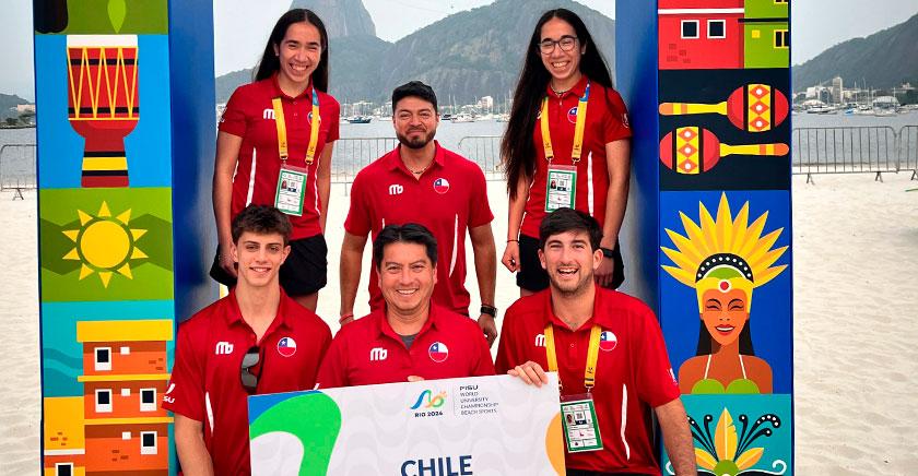 Universidad de Chile obtuvo el noveno lugar en el Mundial de Deportes de Playa